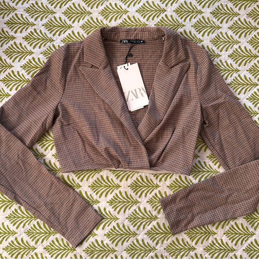 Zara Blazer Top